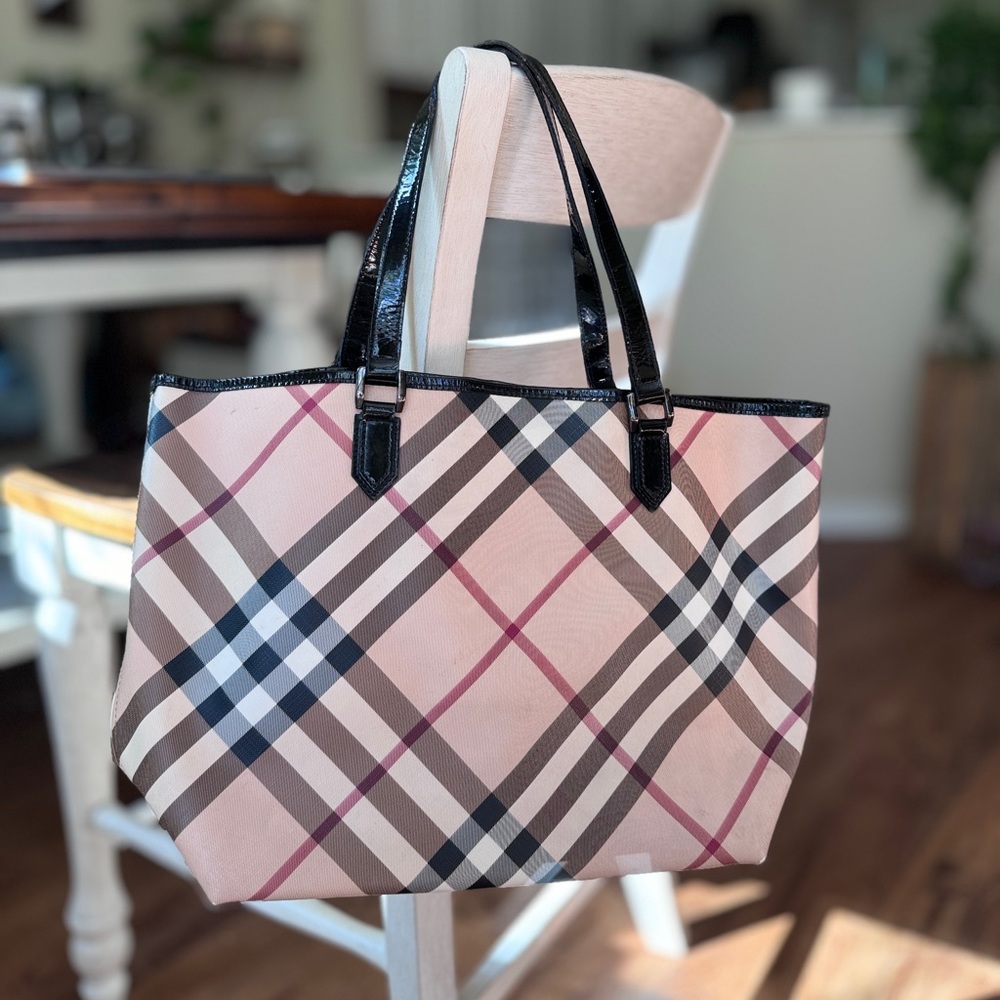 Burberry Nova Check Large Nickie Tote